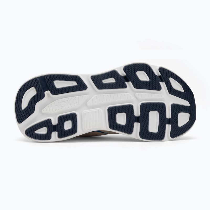 Кросівки для бігу чоловічі HOKA Bondi 9 white/grout 4