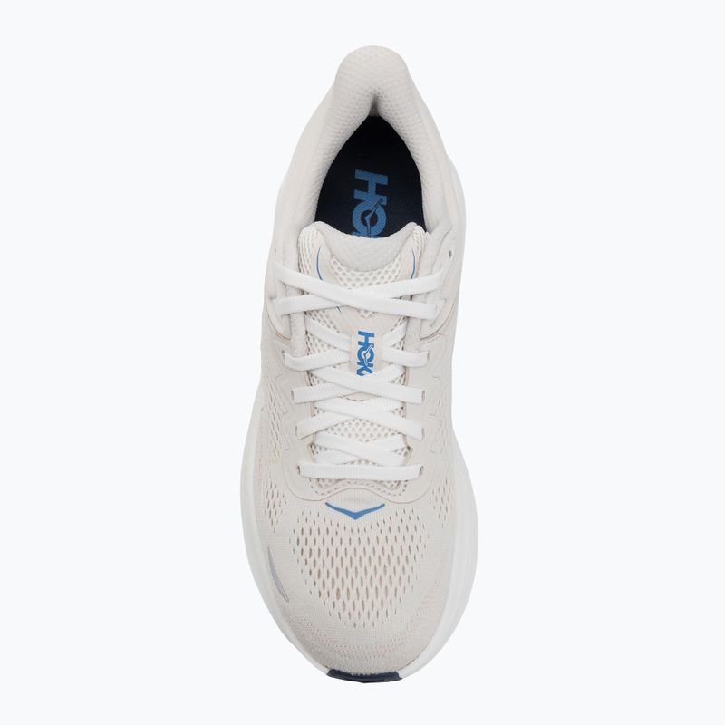 Кросівки для бігу чоловічі HOKA Bondi 9 white/grout 5