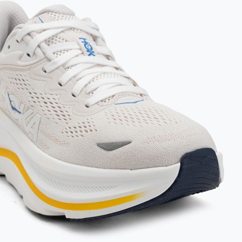 Кросівки для бігу чоловічі HOKA Bondi 9 white/grout 7