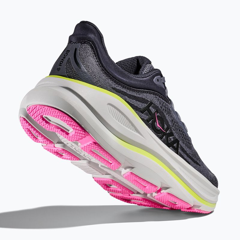 Кросівки для бігу жіночі HOKA Bondi 9 charcoal grey/grey skies 5