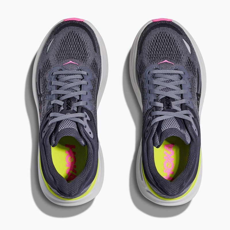 Кросівки для бігу жіночі HOKA Bondi 9 charcoal grey/grey skies 8