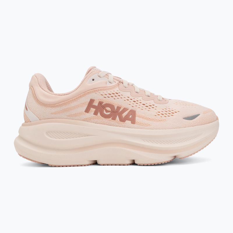 Кросівки для бігу жіночі Hoka Bondi 9 rose latte/rose cream 2