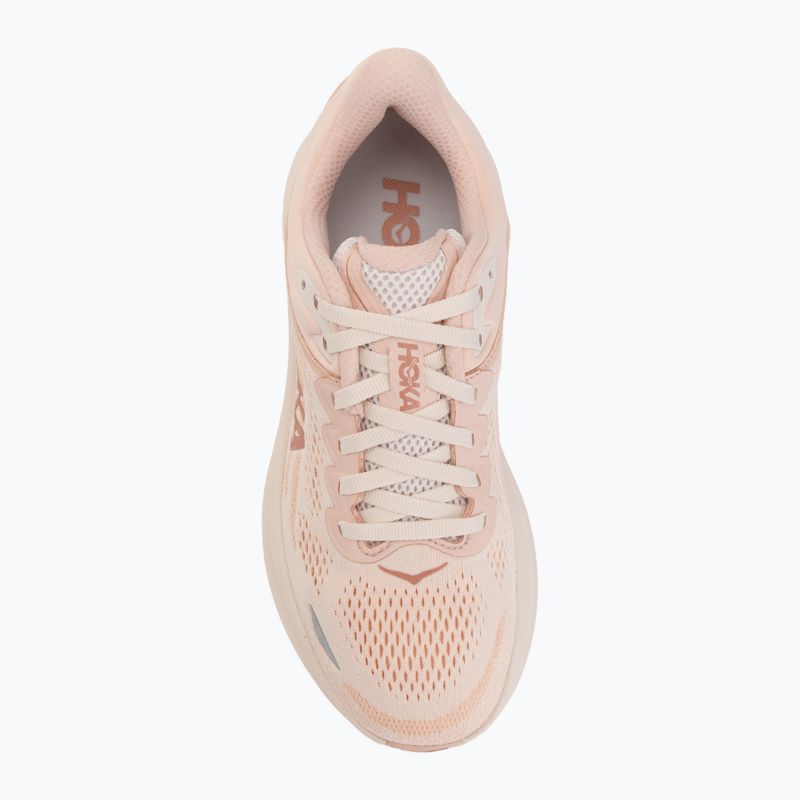 Кросівки для бігу жіночі Hoka Bondi 9 rose latte/rose cream 5