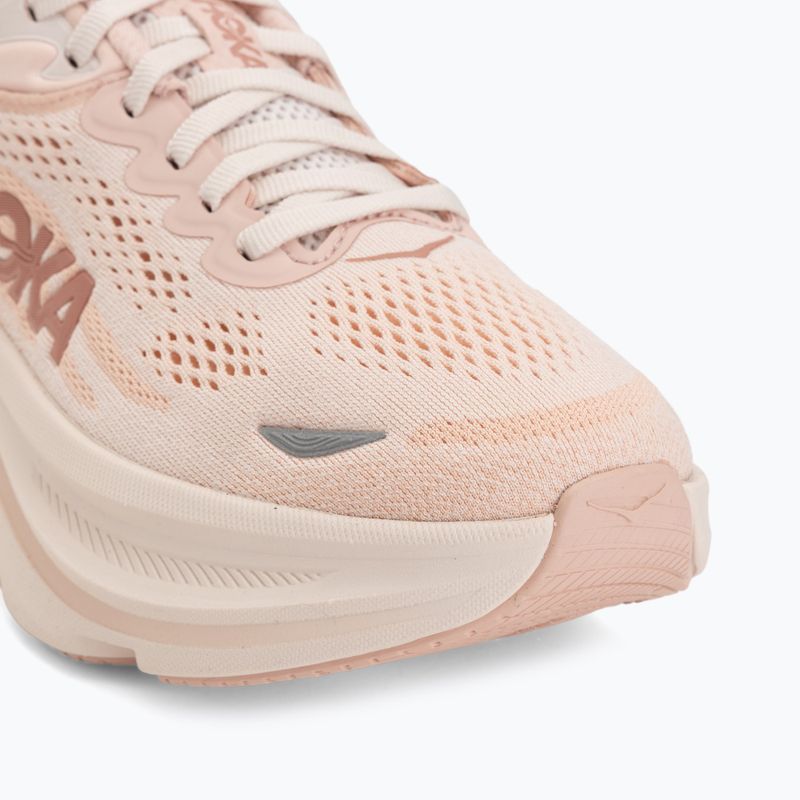 Кросівки для бігу жіночі Hoka Bondi 9 rose latte/rose cream 7