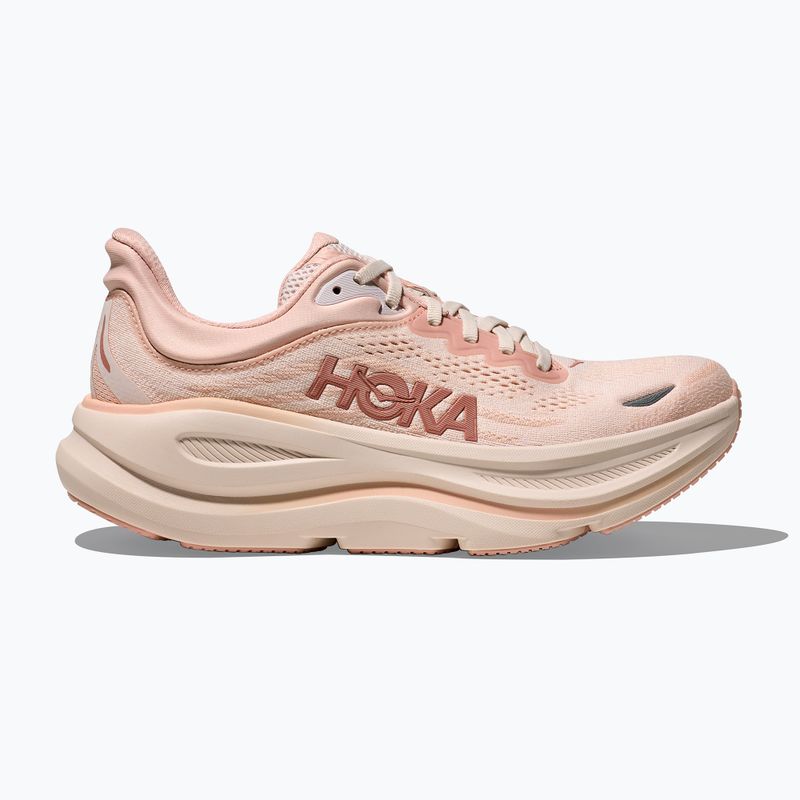 Кросівки для бігу жіночі Hoka Bondi 9 rose latte/rose cream 2