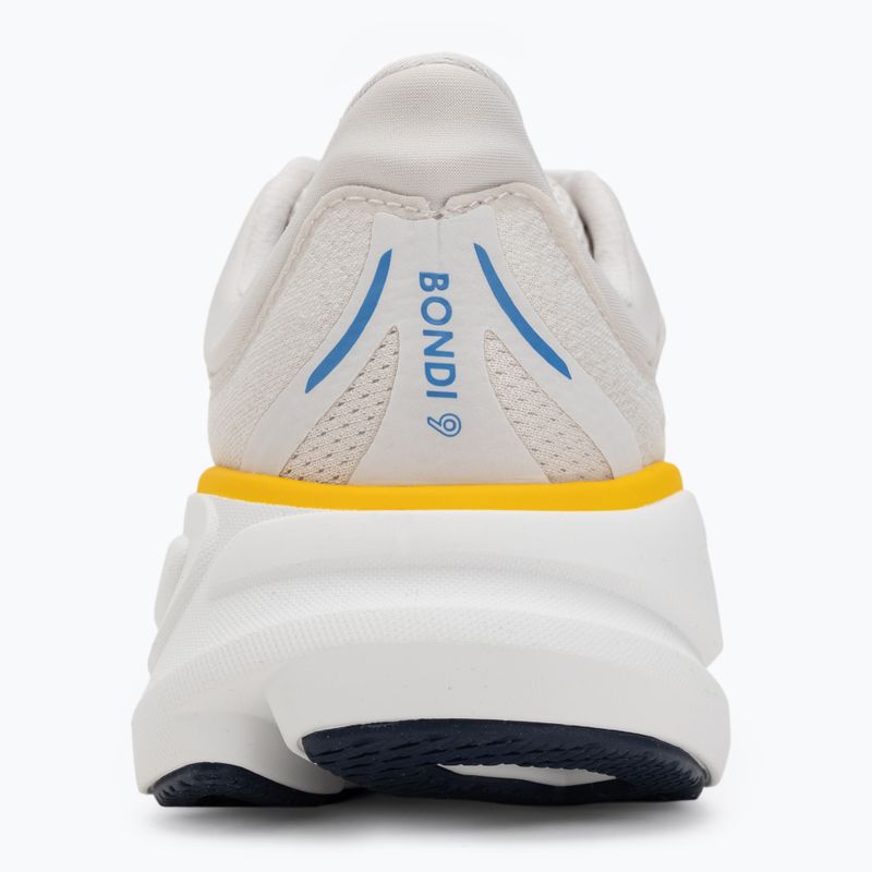 Кросівки для бігу жіночі HOKA Bondi 9 white/grout 6