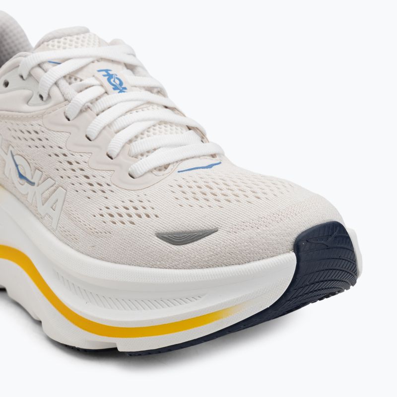 Кросівки для бігу жіночі HOKA Bondi 9 white/grout 7