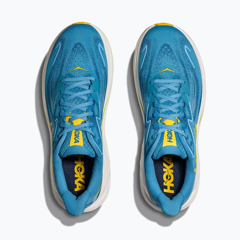 Кросівки для бігу чоловічі HOKA Clifton 10 alpine blue/foggy night 8