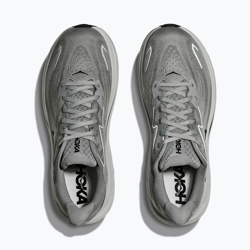 Кросівки для бігу чоловічі Hoka Clifton 10 galactic grey/asteroid 8