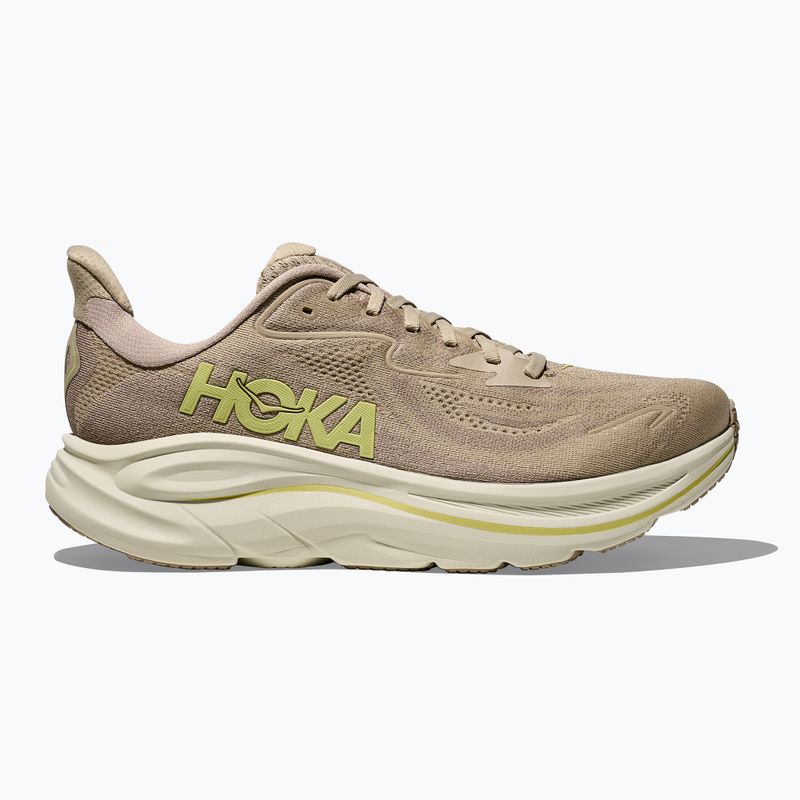 Кросівки для бігу чоловічі HOKA Clifton 10 raw linen/stone 2