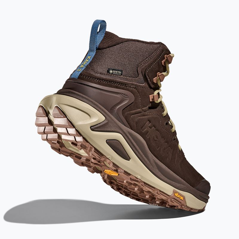Кросівки туристичні чоловічі HOKA Kaha 3 GTX walnut/oyster mushroom 8