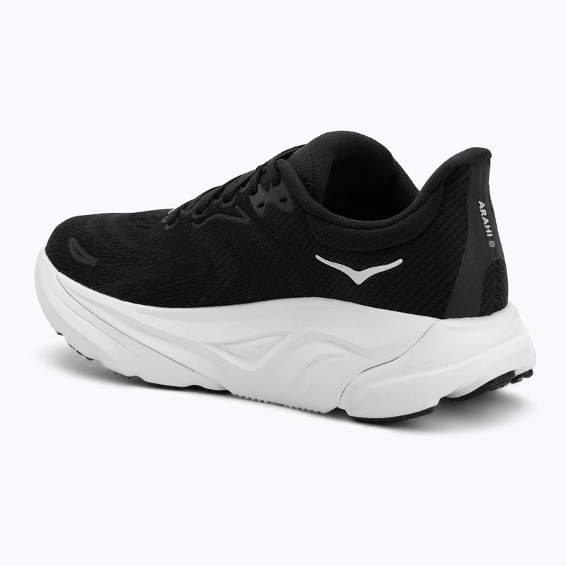 Кросівки для бігу жіночі HOKA Arahi 8 black/white 3