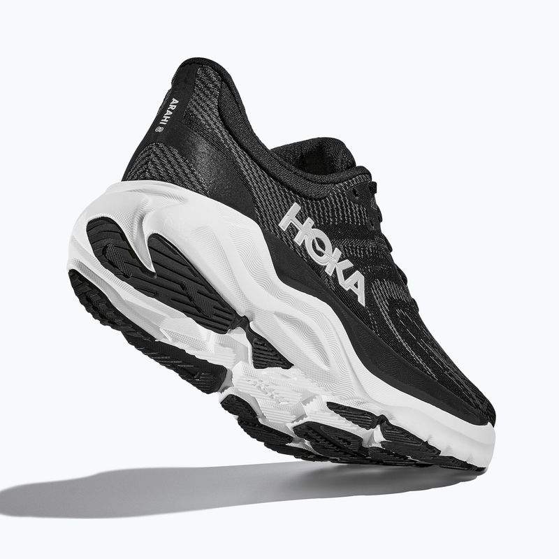Кросівки для бігу жіночі HOKA Arahi 8 black/white 12