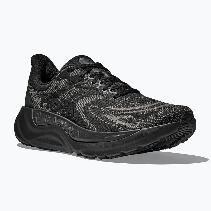 Кросівки для бігу чоловічі HOKA Arahi 8 Wide black/black