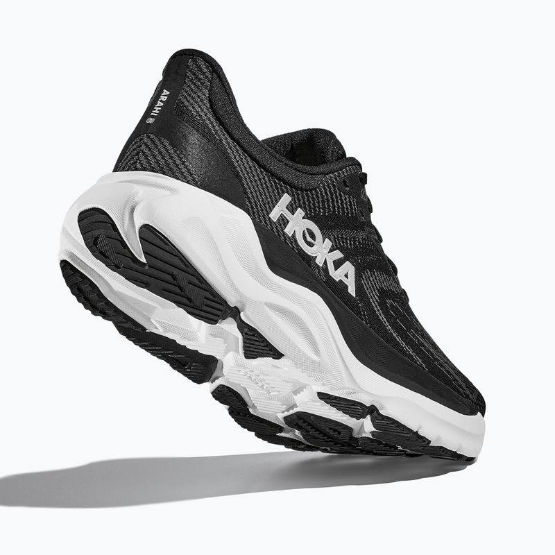 Кросівки для бігу жіночі HOKA Arahi 8 Wide black/white 12