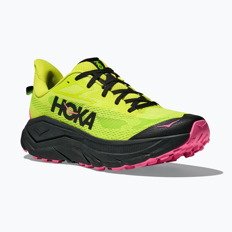 Кросівки для бігу чоловічі HOKA Challenger 8 neon hoka citrus/black