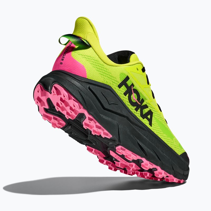 Кросівки для бігу чоловічі HOKA Challenger 8 neon hoka citrus/black 5
