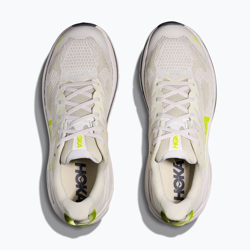Кросівки для бігу чоловічі HOKA Challenger 8 white/neon hoka citrus 15