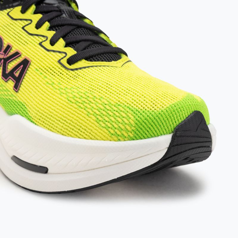 Кросівки для бігу чоловічі Hoka Mach X 3 neon hoka citrus/neon lime 7
