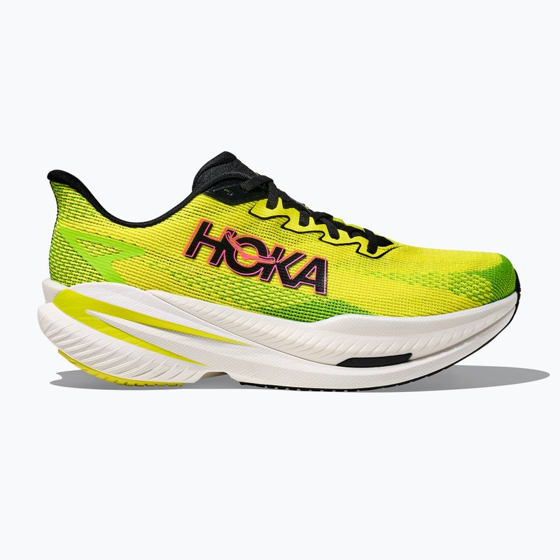 Кросівки для бігу чоловічі Hoka Mach X 3 neon hoka citrus/neon lime 9