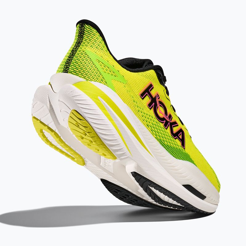 Кросівки для бігу чоловічі Hoka Mach X 3 neon hoka citrus/neon lime 12