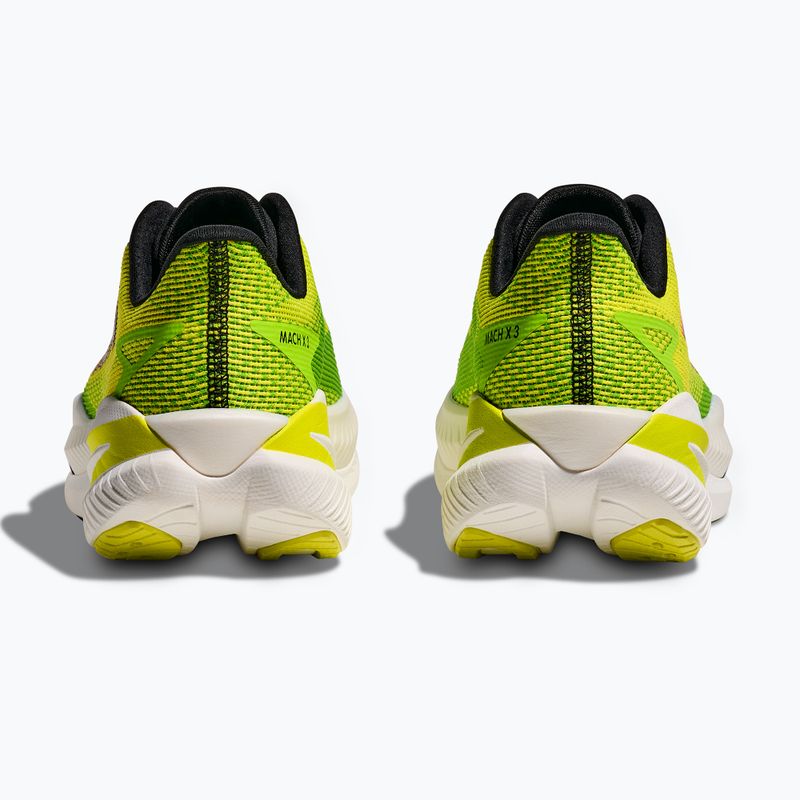 Чоловічі бігові кросівки Hoka Mach X 3 neon hoka citrus/neon lime 6