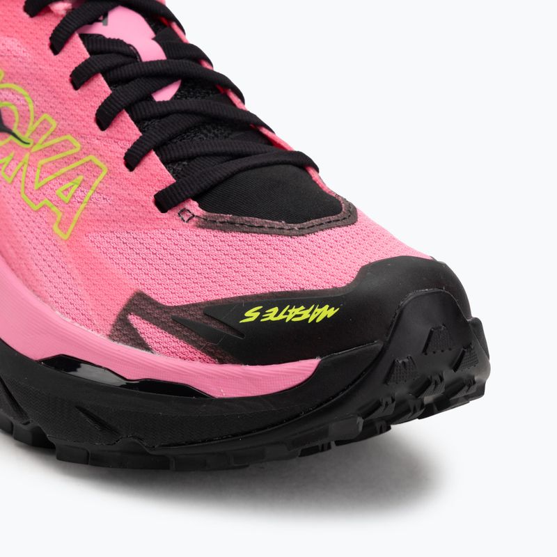 Кросівки для бігу жіночі HOKA Matafe 5 neon rose/black 7