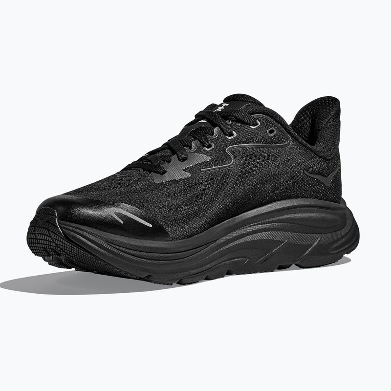 Кросівки для бігу дитячі HOKA Clifton 10 black/black 11