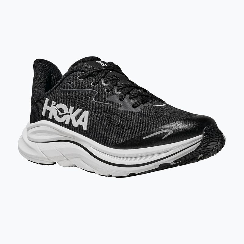 Дитячі бігові кросівки HOKA Clifton 10 чорний/білий 8