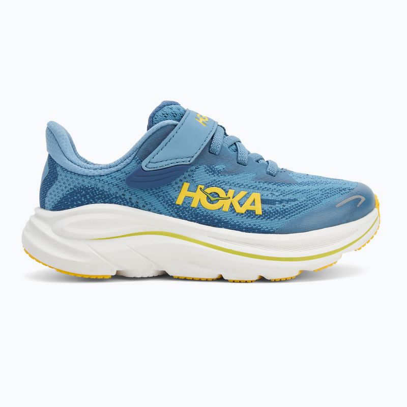 Кросівки для бігу дитячі HOKA Clifton 10 alpine blue/foggy night 2