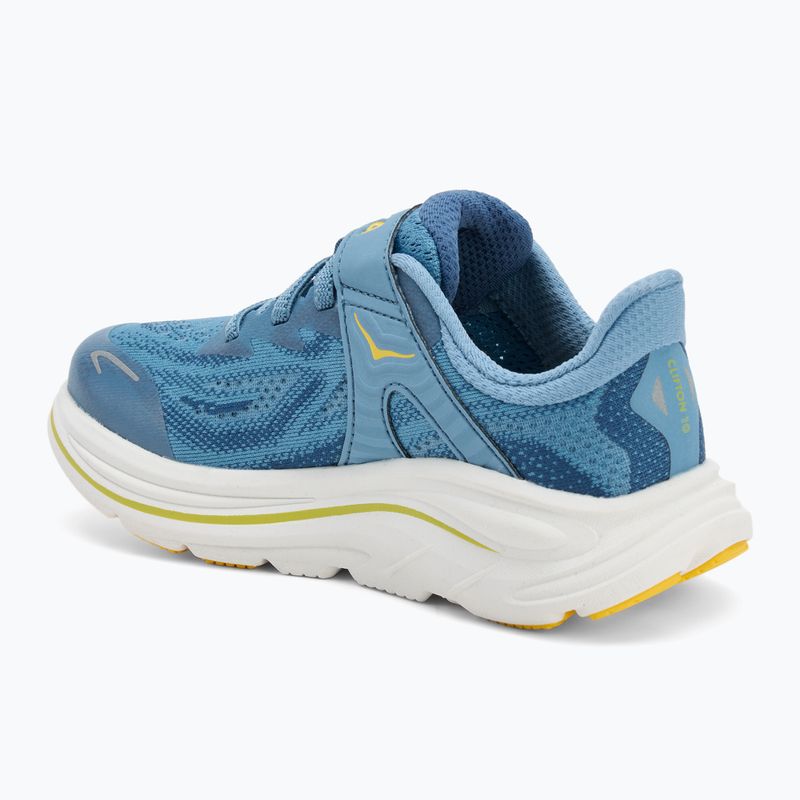 Кросівки для бігу дитячі HOKA Clifton 10 alpine blue/foggy night 3