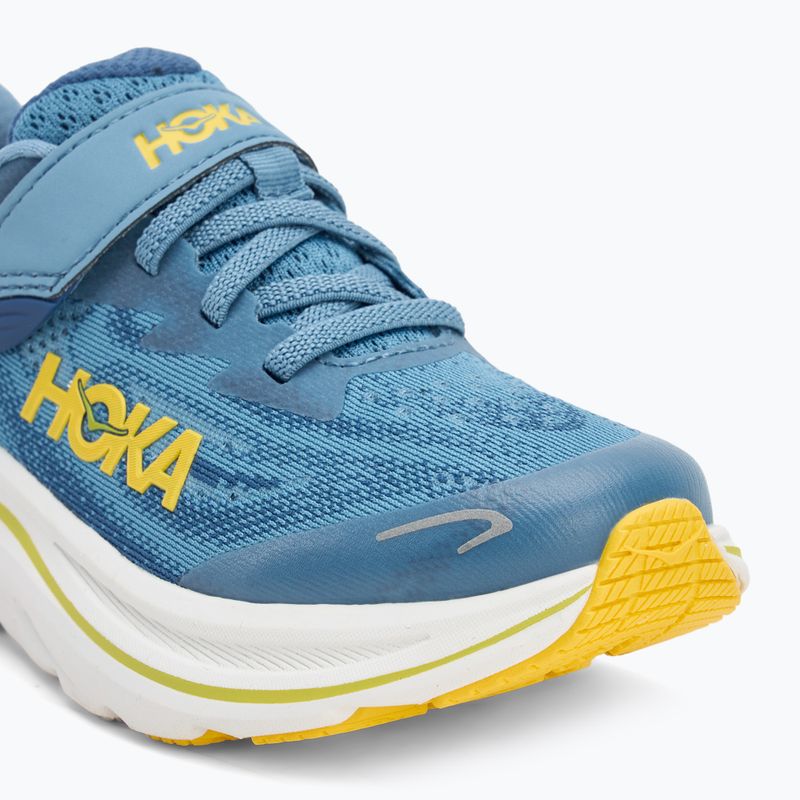 Кросівки для бігу дитячі HOKA Clifton 10 alpine blue/foggy night 7