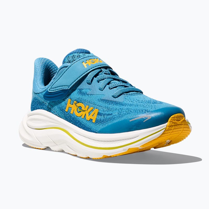 Кросівки для бігу дитячі HOKA Clifton 10 alpine blue/foggy night 8