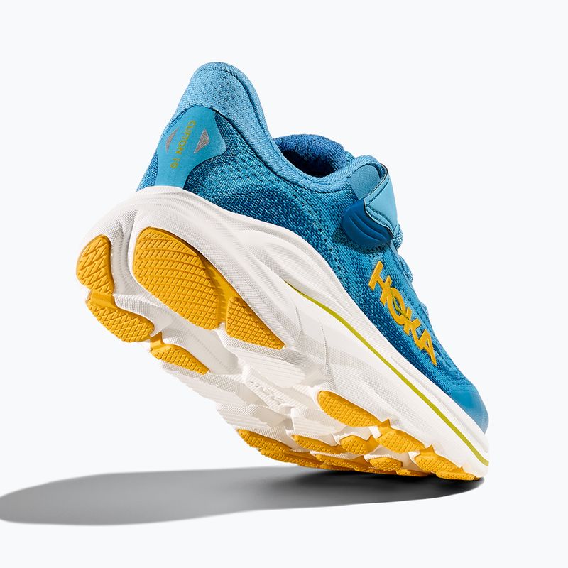 Кросівки для бігу дитячі HOKA Clifton 10 alpine blue/foggy night 12