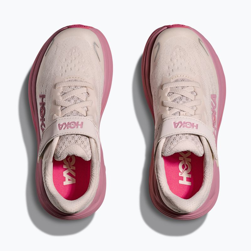 Кросівки для бігу дитячі HOKA Clifton 10 rose cream/dried rose 15