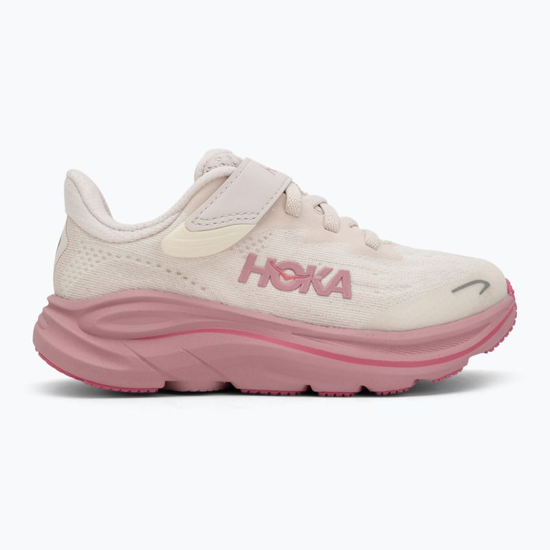 Кросівки для бігу дитячі HOKA Clifton 10 rose cream/dried rose 2