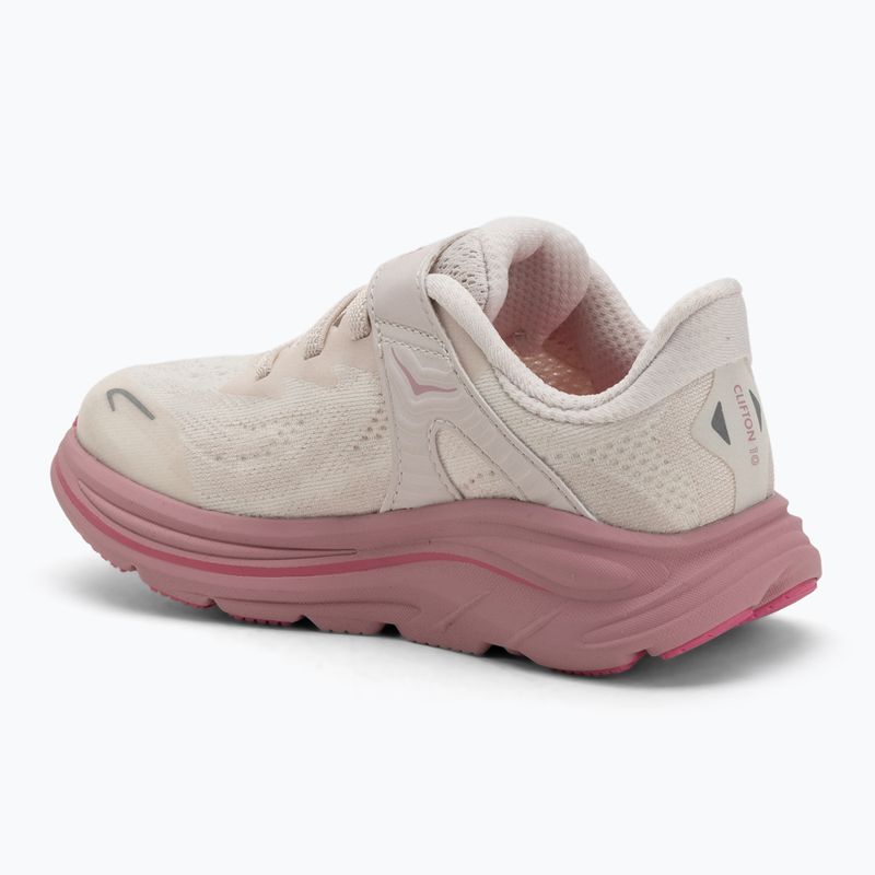 Кросівки для бігу дитячі HOKA Clifton 10 rose cream/dried rose 3