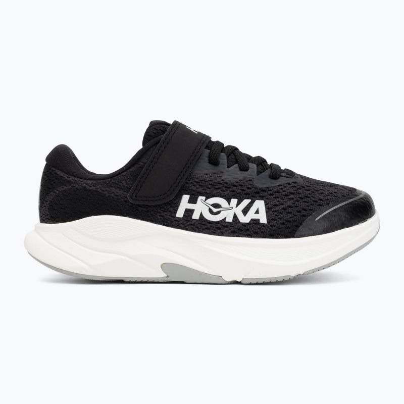 Кросівки для бігу дитячі HOKA Rincon 4 Little Kids black/white 2