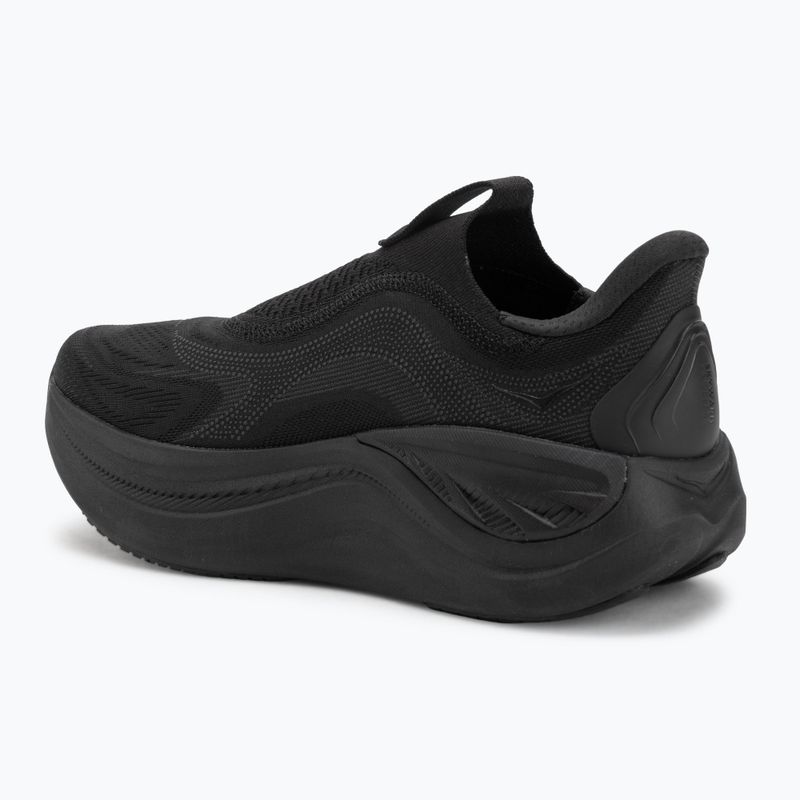 Кросівки чоловічі HOKA Skyward Laceless black/black 3
