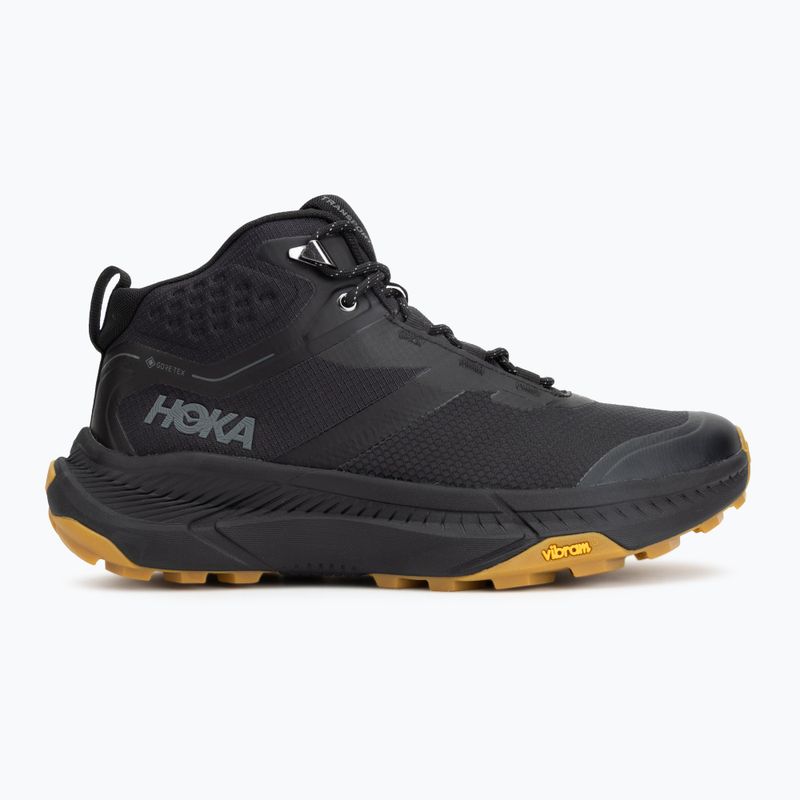 Кросівки трекінгові чоловічі HOKA Transport Hike GTX black/black 2