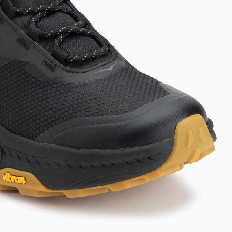Кросівки трекінгові чоловічі HOKA Transport Hike GTX black/black 7