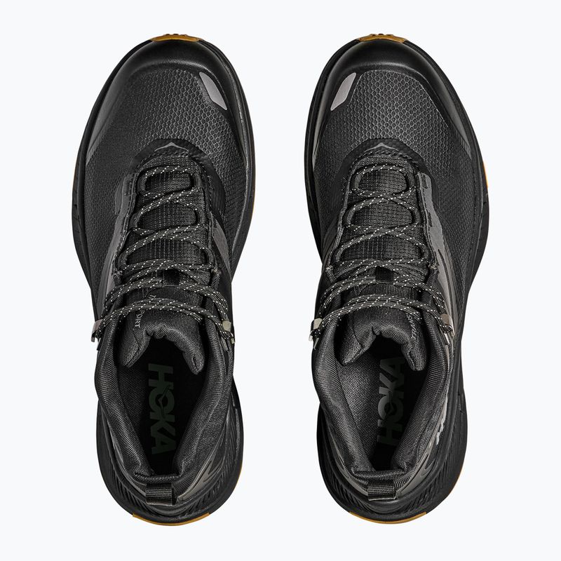 Кросівки трекінгові чоловічі HOKA Transport Hike GTX black/black 8