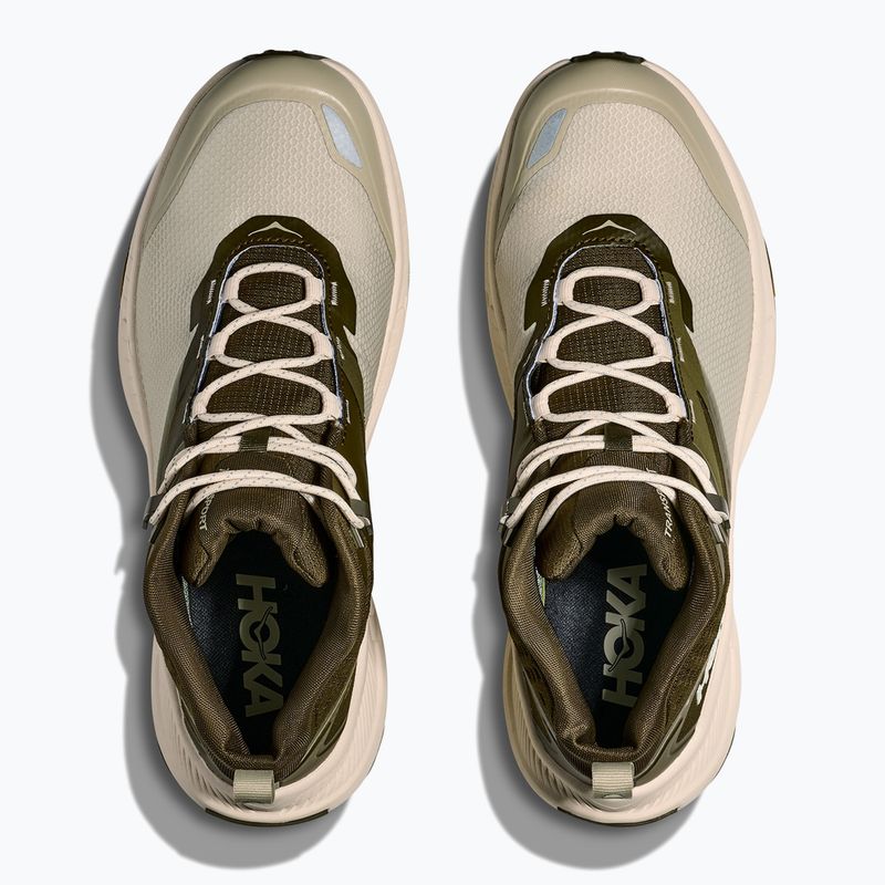 Кросівки трекінгові чоловічі HOKA Transport Hike GTX spruce green/oyster mushroom 8