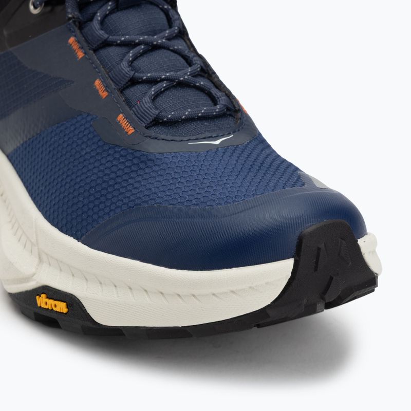 Кросівки трекінгові чоловічі HOKA Transport Hike GTX varsity navy/truffle salt 7