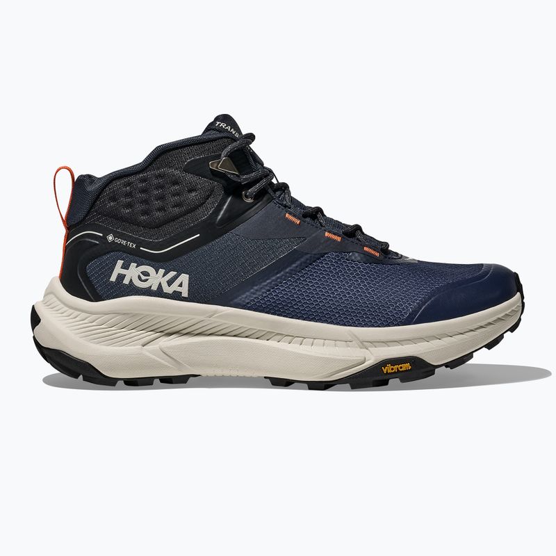 Кросівки трекінгові чоловічі HOKA Transport Hike GTX varsity navy/truffle salt 2