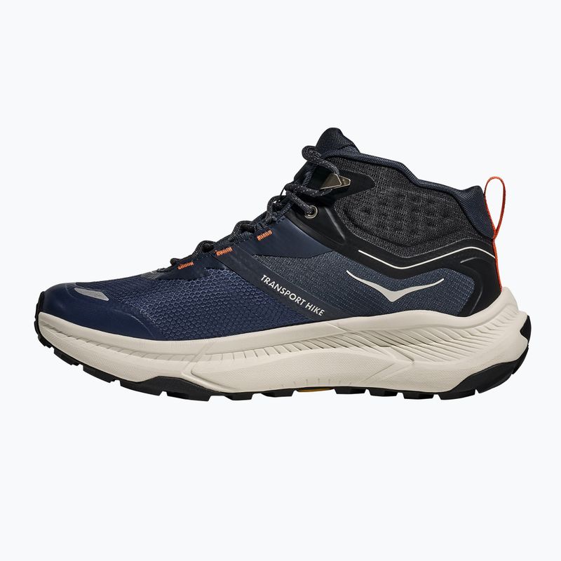 Кросівки трекінгові чоловічі HOKA Transport Hike GTX varsity navy/truffle salt 3