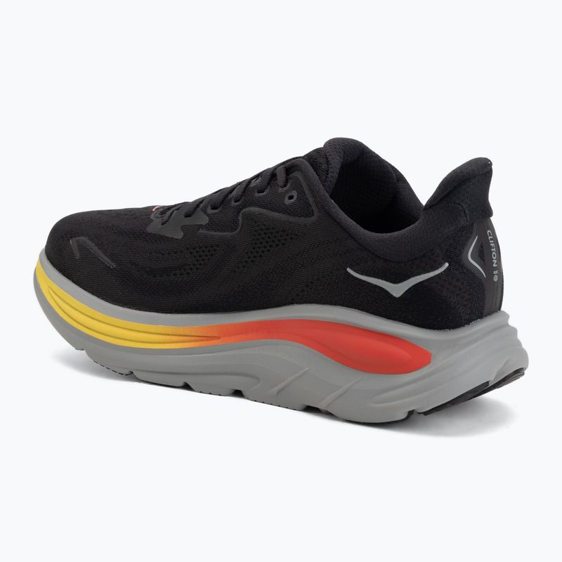 Кросівки для бігу чоловічі HOKA Clifton 10 black/grey 3