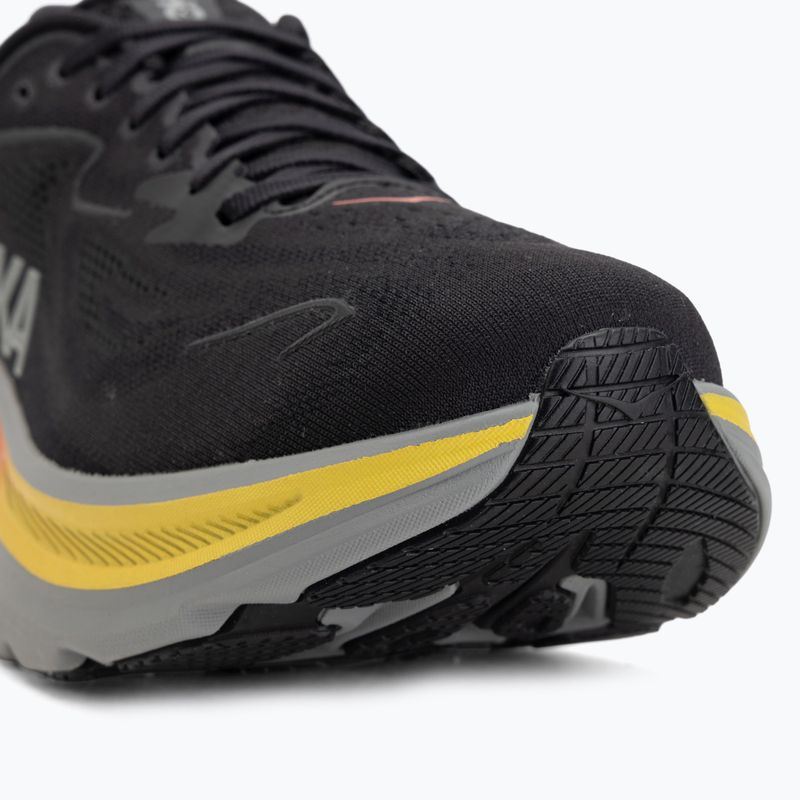 Кросівки для бігу чоловічі HOKA Clifton 10 black/grey 7