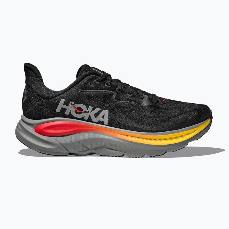 Кросівки для бігу чоловічі HOKA Clifton 10 black/grey 2