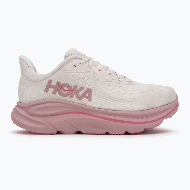 Кросівки для бігу жіночі HOKA Clifton 10 Wide rose cream/dried rose 2